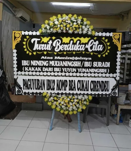 Papan Bunga Duka Dompu